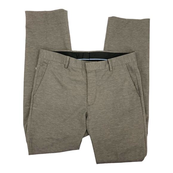 Berle Gray Flat Front Dress Pant Size 34R NWT - Picture 1 of 6